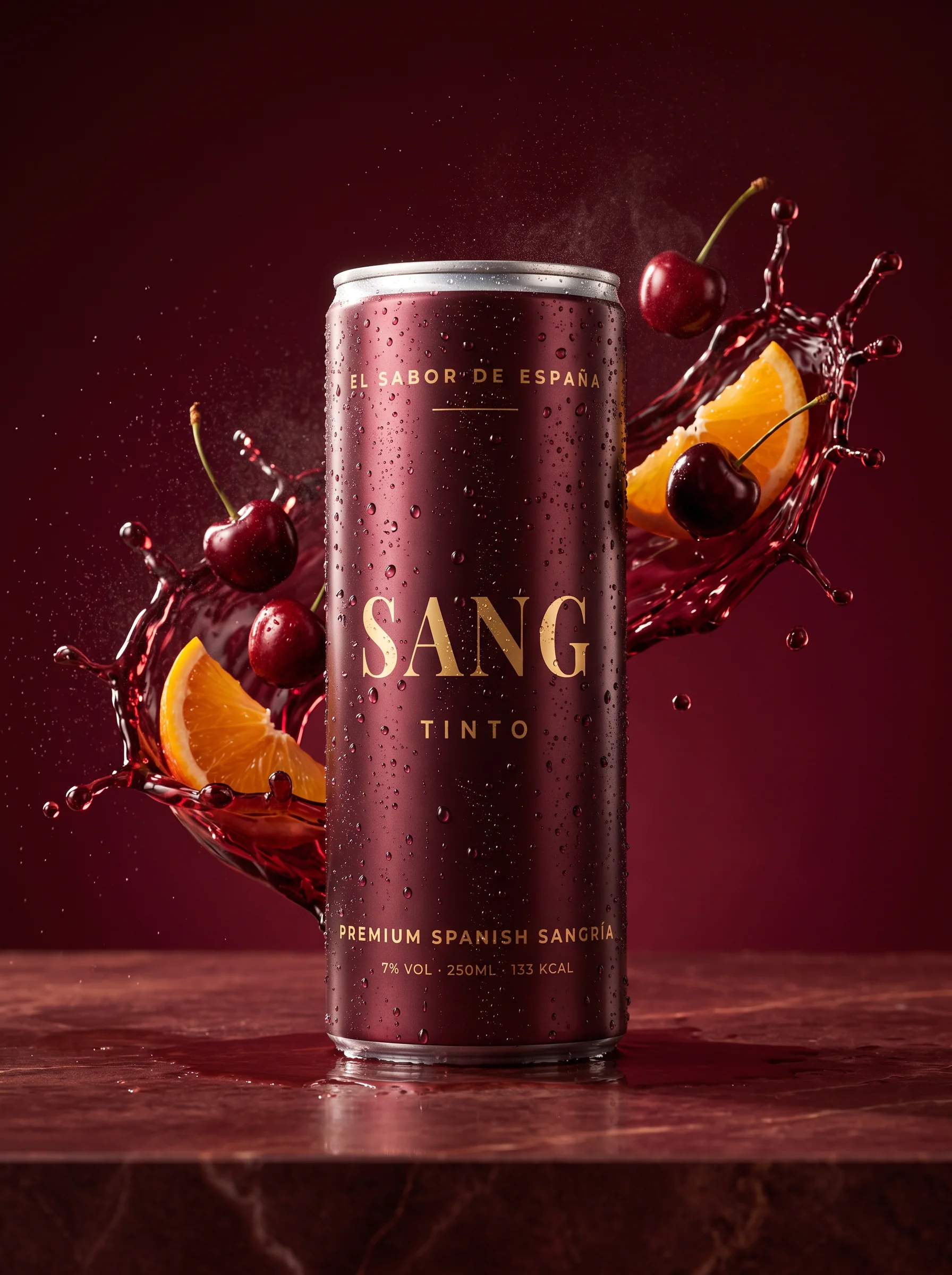 SANG Tinto met splash van rode sangría, kersen en sinaasappel